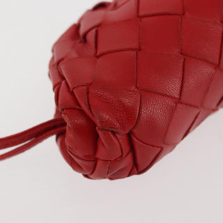 Bottega Veneta The Pouch Intrecciato Leather with Metal Detail