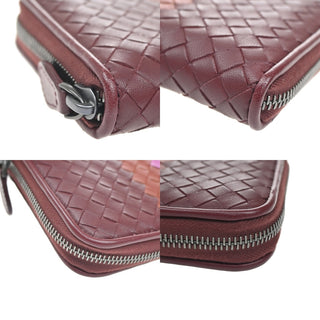Bottega Veneta Intrecciato Long Zip  Wallet Leather