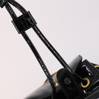 Gucci Vintage Bamboo Backpack Patent