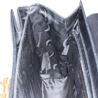 Salvatore Ferragamo Gancini Convertible Top Handle Bag Leather