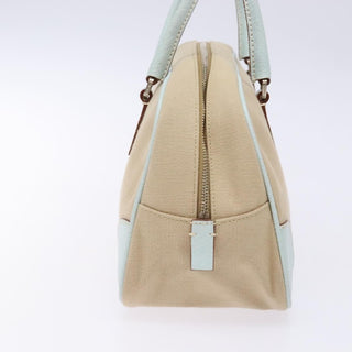 Prada Bauletto Bag Canvas with Leather