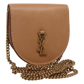 Saint Laurent Le K Chain Crossbody Bag Leather
