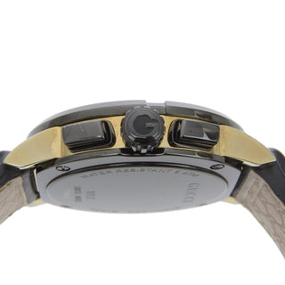 Gucci G-Chrono Chronograph Quartz Watch Stainless Steel and Leather