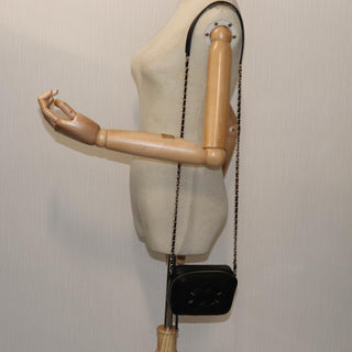 Chanel Filigree Vanity Clutch with Chain Quilted Caviar