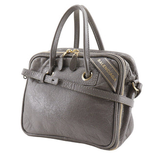 Balenciaga Blanket Square Bag Leather