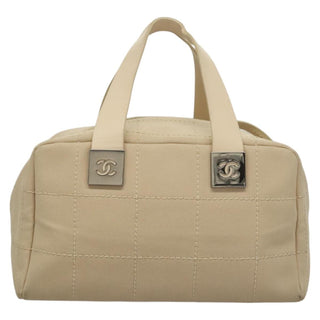 Chanel Chocolate Bar CC Bowler Bag Canvas