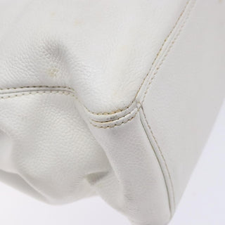 Chanel Vintage Wooden Ring Tote Leather