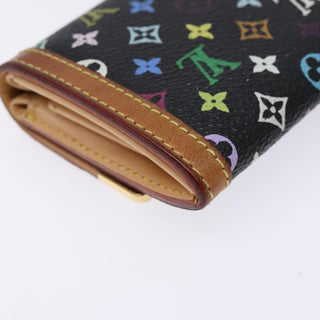 Louis Vuitton Porte-Monnaie Plat Coin Purse Monogram Multicolor