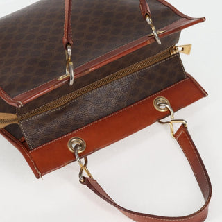 Celine Vintage Macadam Shoulder Bag Leather