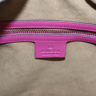 Gucci Convertible Boston Bag Embroidered GG Coated Canvas