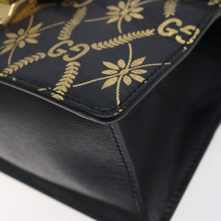 Gucci Sylvie Top Handle Bag Printed Leather