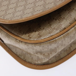Celine Vintage Triomphe Shoulder Bag Canvas