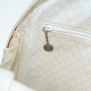 Gucci Vintage Bamboo Backpack Nylon and Patent Leather