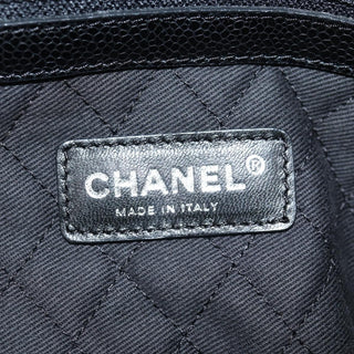 Chanel Optic Coco Bowler Bag Printed Coated Canvas with Caviar