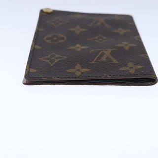 Louis Vuitton Porte Cartes Pression Card Case Monogram Canvas