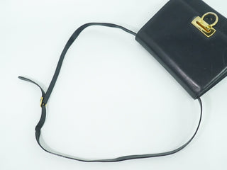 Salvatore Ferragamo Gancini Shoulder Bag Leather
