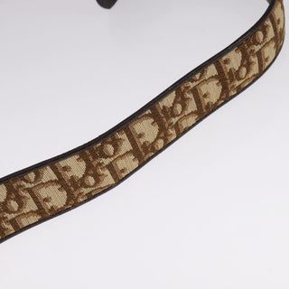 Christian Dior D Buckle Belt Canvas and Leather