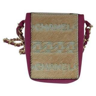Chanel Vintage Card Case with Charm Quilted Lambskin