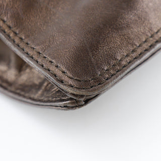 Chanel Vintage Flat Crossbody Bag Leather