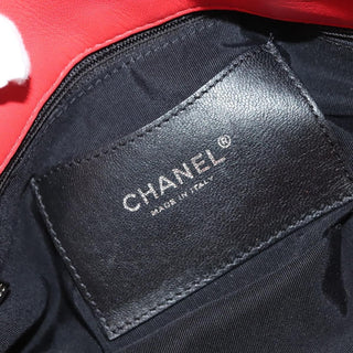 Chanel Just Mademoiselle Bag Woven Stitch Patent