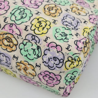 Chanel Vintage Camellia Tote Printed Nylon