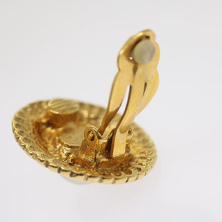 Chanel Vintage CC Clip-On Earrings Metal