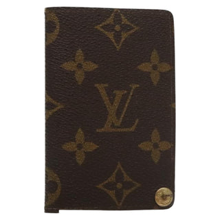 Louis Vuitton Porte Cartes Pression Card Case Monogram Canvas