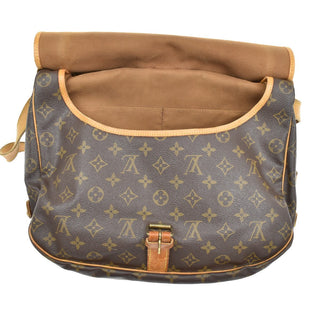 Louis Vuitton Saumur Handbag Monogram Canvas