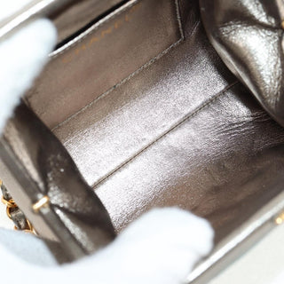 Chanel Vintage Chain Frame Bag Quilted Lambskin