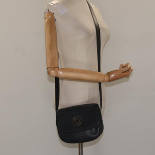 Celine Vintage Circle Logo Crossbody Bag Leather