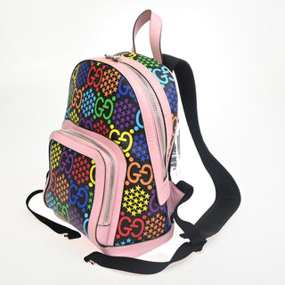 Gucci Zip Pocket Backpack Psychedelic Print GG Coated Canvas