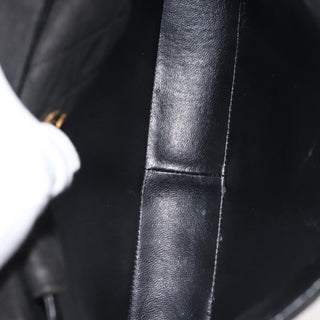 Chanel Vintage Clutch Pleated Leather