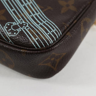 Louis Vuitton Pochette Accessoires Limited Edition Christmas Animation Monogram Canvas