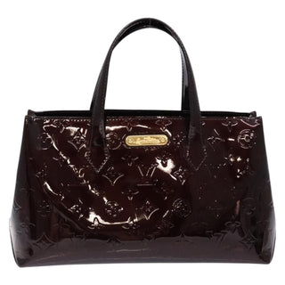 Louis Vuitton Wilshire Handbag Monogram Vernis