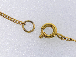 Chanel Vintage CC Round Pendant Necklace Metal