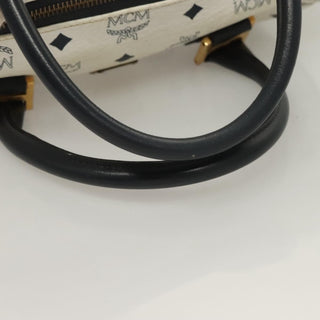 MCM Visetos Handbag Canvas and Leather