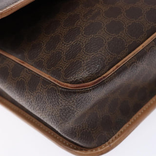 Celine Vintage Macadam Shoulder Bag Canvas