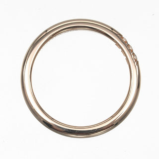 Tiffany & Co. Forever Wedding Band Ring 18K Pink Gold with Diamonds