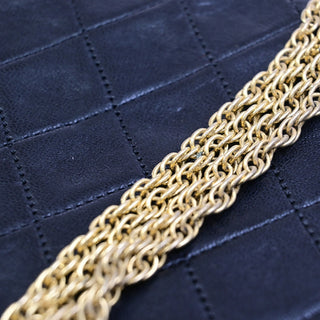 Chanel Vintage Round Flap Bag Quilted Lambskin