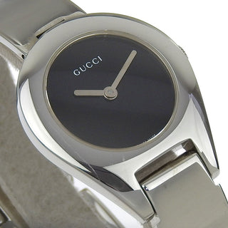 Gucci 6700L Buckle Quartz Watch Stainless Steel and GG Mother of Pearl