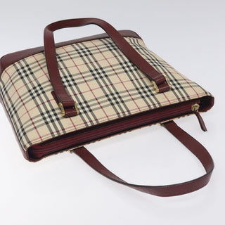 Burberry Nova Check Tote canvas check pattern
