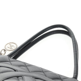 Chanel Medallion Tote Quilted Caviar