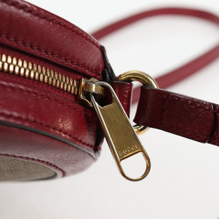 Gucci Doraemon Round Shoulder Bag Printed Mini GG Coated Canvas