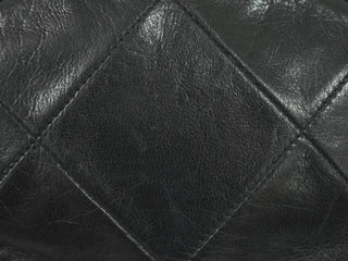 Chanel Vintage Diamond CC Tassel Clutch Quilted Lambskin