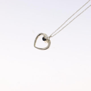 Tiffany & Co. Paloma Picasso Tenderness Heart Pendant Necklace Sterling Silver