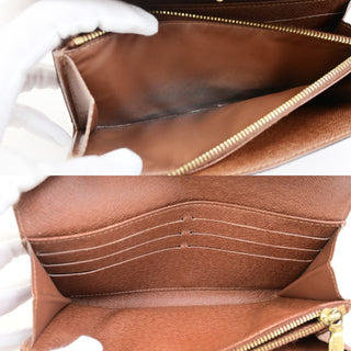 Louis Vuitton Vintage Sarah Wallet Monogram Canvas