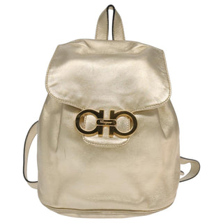 Salvatore Ferragamo Gancini Backpack Leather
