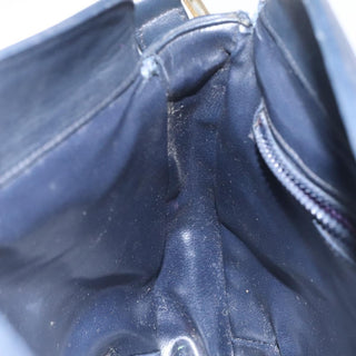 Celine Vintage Macadam Shoulder Bag Canvas and Leather