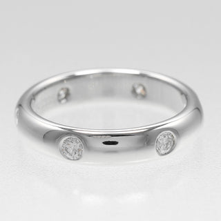 Cartier Stella Band Ring 18K White Gold and Diamonds