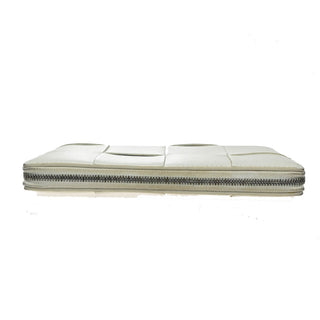 Bottega Veneta Cassette Zip Around Wallet Maxi Intrecciato Leather